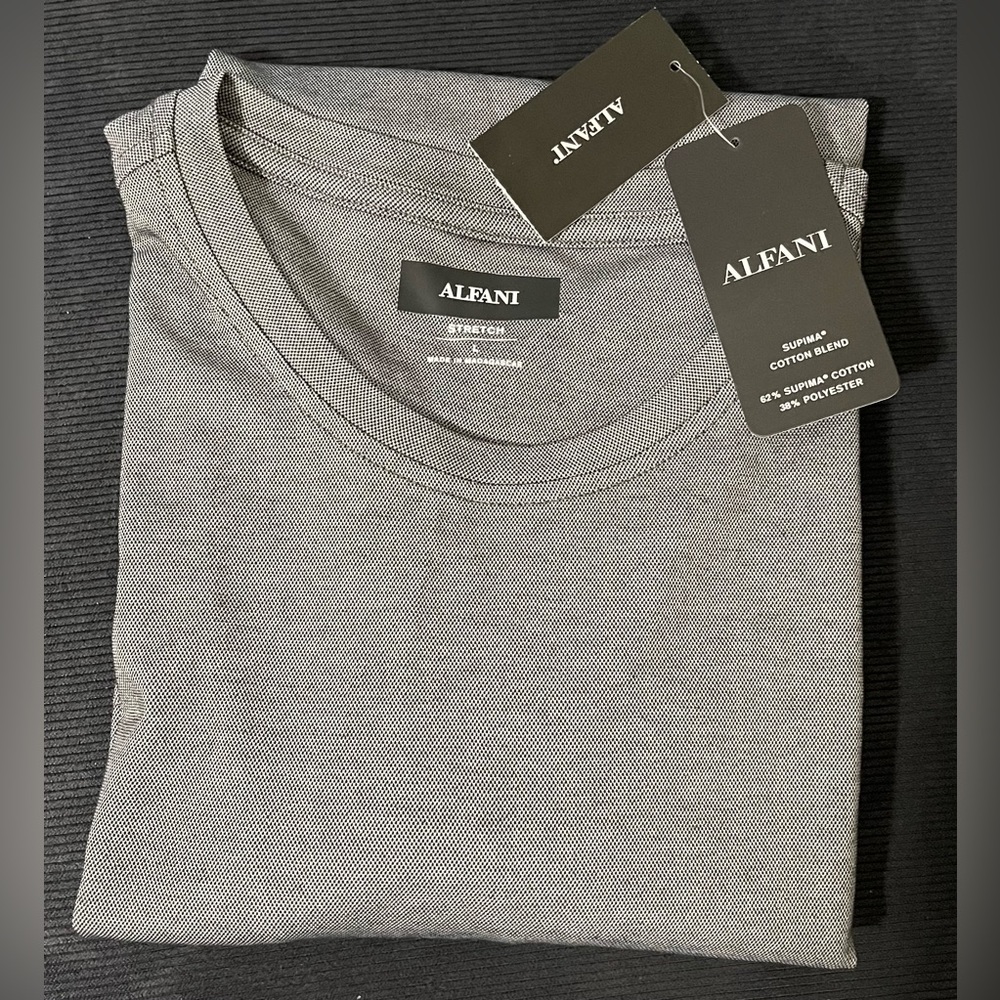 ALFANI Men’s half sleeves shirt, Blend Cotton very Stylish, Large Size